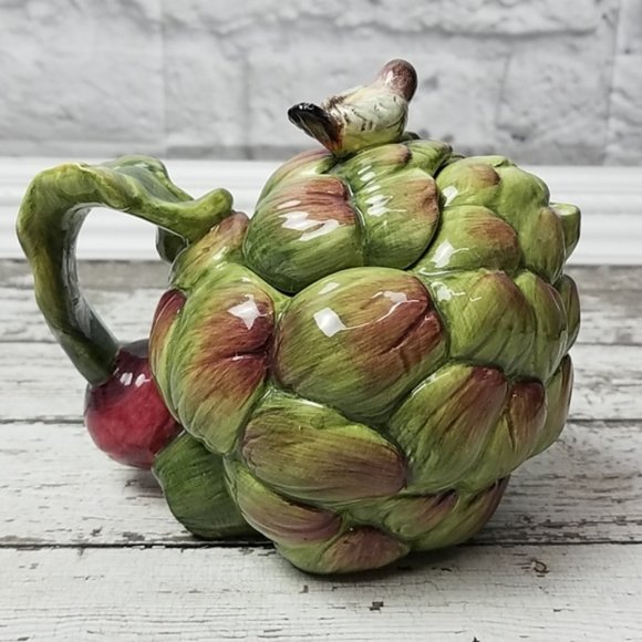 Rare Kaldun & Bogle artichoke mini teapot pitcher - Picture 2 of 6